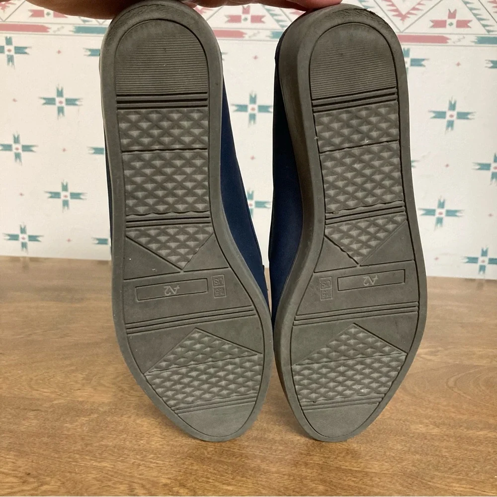 A2 by Aerosoles Clever Navy Blue Slip-ons 7.5